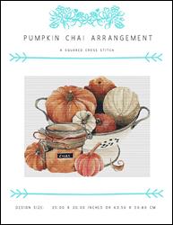 Pumpkin Chai Arrangement / X Squared Cross Stitch