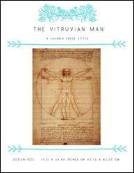 The Vitruvian Man / X Squared Cross Stitch