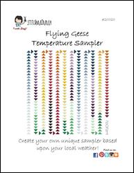 Flying Geese Temperature Sampler / Stitchnmomma