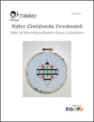 Magnificent Minis - Retro Christmas Ornament / Stitchnmomma