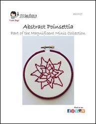 Magnificent Minis - Abstract Poinsettia / Stitchnmomma