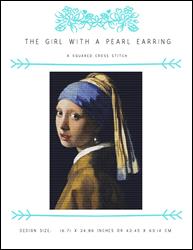 The Girl With a Pearl Earring / X Squared Cross Stitch