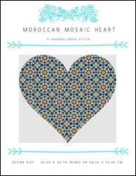 Moroccan Mosaic Heart / X Squared Cross Stitch