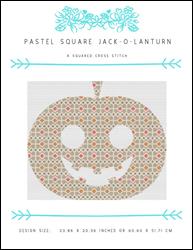 Pastel Square Jack-O-Lanturn / X Squared Cross Stitch