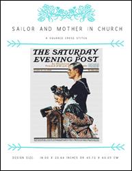 Sailor and Mother in Church / X Squared Cross Stitch