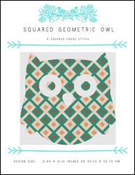 Squared Geometric Owl / X Squared Cross Stitch