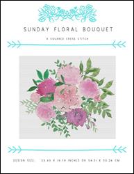 Sunday Floral Bouquet / X Squared Cross Stitch