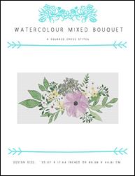 Watercolour Mixed Bouquet / X Squared Cross Stitch