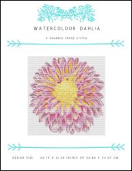 Watercolour Dahlia / X Squared Cross Stitch