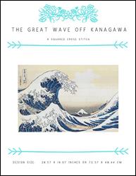 The Great Wave off Kanagawa / X Squared Cross Stitch