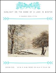 Sunlight on the Bank of a Lake in Winter / X Squared Cross Stitch