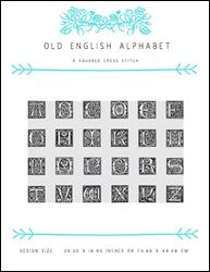 Old English Alphabet / X Squared Cross Stitch