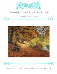 Wooded Path in Autumn / X Squared Cross Stitch