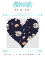 Tween Heart / X Squared Cross Stitch