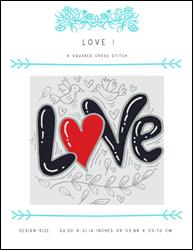 Love I / X Squared Cross Stitch