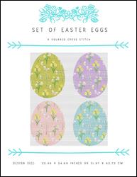 Set Of Easter Eggs / X Squared Cross Stitch