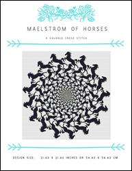 Maelstrom of Horses / X Squared Cross Stitch