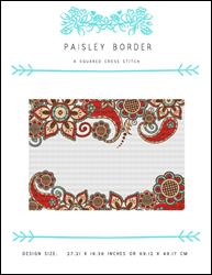 Paisley Border / X Squared Cross Stitch