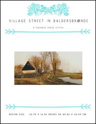 Village Street in Baldersbrønde / X Squared Cross Stitch