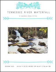 Tennessee River Waterfall / X Squared Cross Stitch