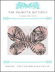 Pink Palmetto Butterfly / X Squared Cross Stitch