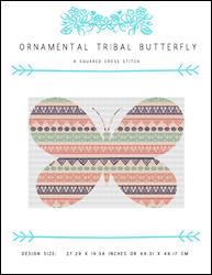 Ornamental Tribal Butterfly / X Squared Cross Stitch