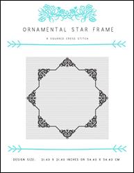 Ornamental Star Frame / X Squared Cross Stitch