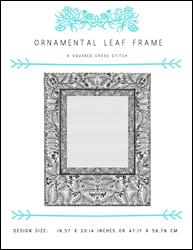 Ornamental Leaf Frame / X Squared Cross Stitch