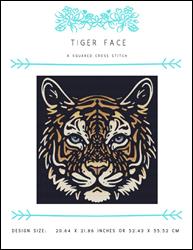 Tiger Face / X Squared Cross Stitch