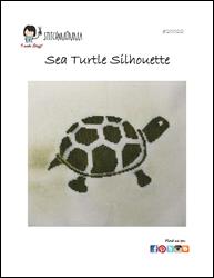 Sea Turtle Silhouette / Stitchnmomma