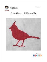 Cardinal Silhouette / Stitchnmomma