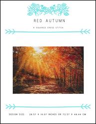 Red Autumn / X Squared Cross Stitch