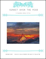 Sunset Over the Peak / X Squared Cross Stitch