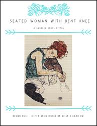 Seated Woman With Bent Knee / X Squared Cross Stitch