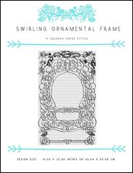 Swirling Ornamental Frame / X Squared Cross Stitch