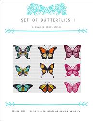 Set of Butterflies I / X Squared Cross Stitch