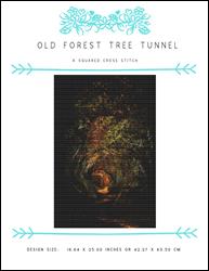 Old Forest Tree Tunnel / X Squared Cross Stitch