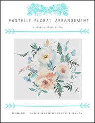 Pastelle Floral Arrangement / X Squared Cross Stitch