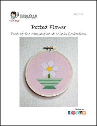 Magnificent Minis - Potted Flower / Stitchnmomma