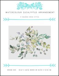 Watercolour Eucalyptus Arrangement / X Squared Cross Stitch