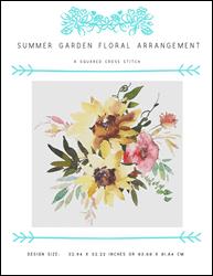 Summer Garden Floral Arrangement / X Squared Cross Stitch