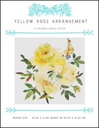 Yellow Rose Arrangement / X Squared Cross Stitch