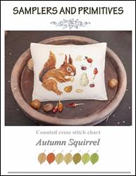 Autumn Squirrel / Samplers and Primitives