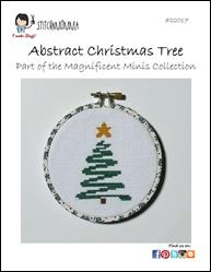 Magnificent Minis - Abstract Christmas Tree / Stitchnmomma