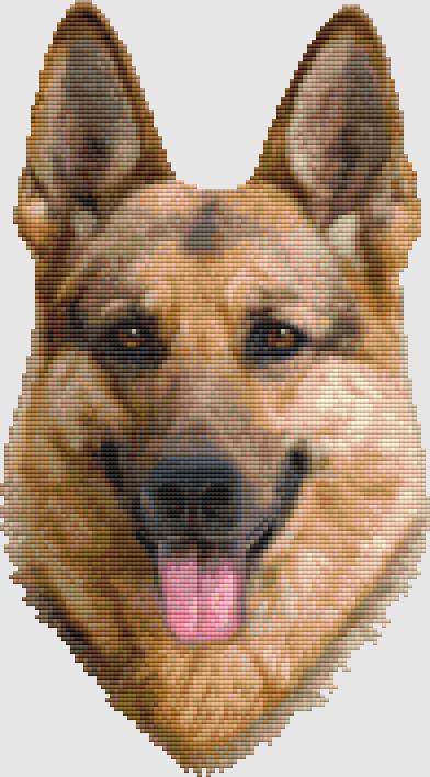 German Shepherd - Portrait / DogShoppe Designs