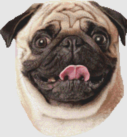 Pug - Smile (Fawn) / DogShoppe Designs