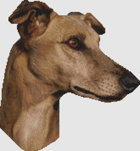 Greyhound - Portrait / DogShoppe Designs