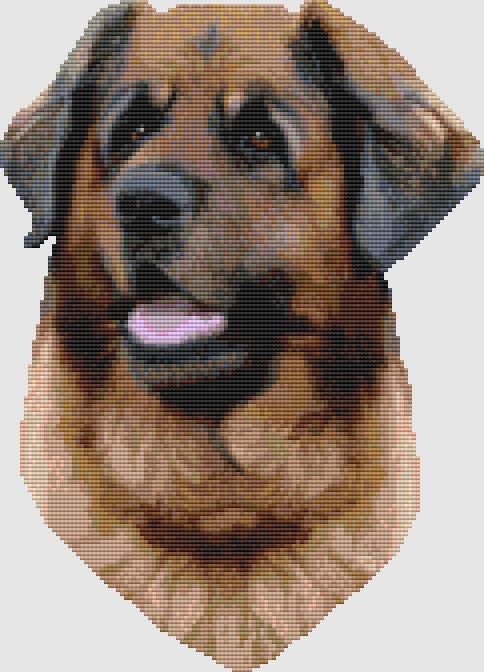 Leonberger - Portrait / DogShoppe Designs