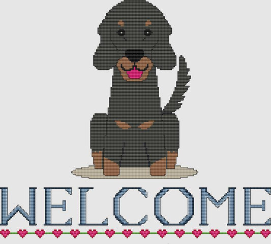 Gordon Setter - Welcome / DogShoppe Designs