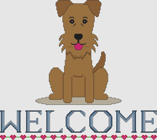 Irish Terrier - Welcome / DogShoppe Designs